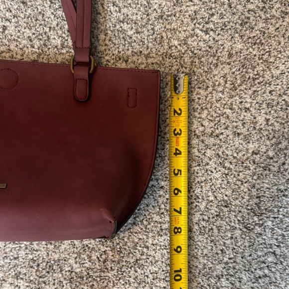 Simply Noelle NWOT Tote in Deep Burgundy - Women's Shoulder Tote - Picture 8 of 8